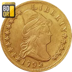 10$ Or Liberty 1795 à 1797