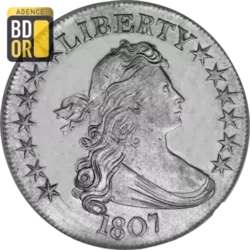 Demi Dollar Argent Draped Bust 1801 à 1807