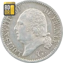 Un quart Franc Louis XVIII