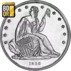 1 Dollar 1836 à 1838