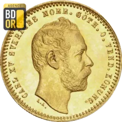 1 Dukat Or Carl XV Adolf