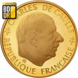 1 Franc Or Charles De Gaulle