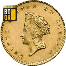 1 $ Tête d'Indienne