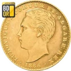 2000 Reis Or Louis I 1864 à 1888