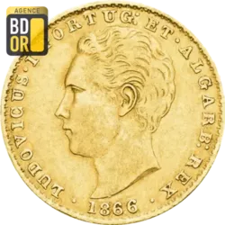 2000 Reis Or Pierre V 1856 à 1860