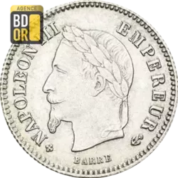 20 Cent. Napoléon III Gd Module
