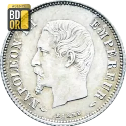 20 Centimes Napoléon III, Tête Nue