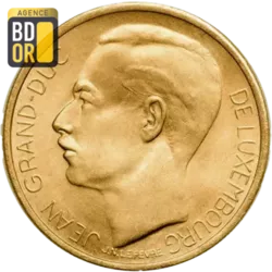 20 Francs Or Grand-Duc Jean