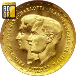 20 Francs Or Luxembourg 1953