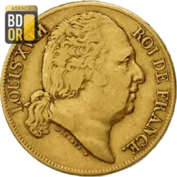 20 Frs Louis XVIII 1820