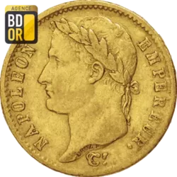 20 Frs Napoléon Ier 1807 1808