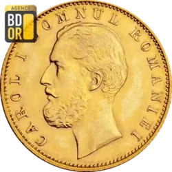 20 Lei Or Carol I 1870
