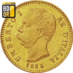 20 Lires Or Humbert Ier