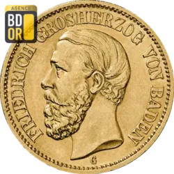 20 Mark Or Friedrich I Baden