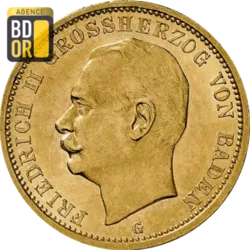 20 Mark Or Friedrich II Baden
