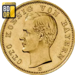 20 Mark Or Otto Bavière