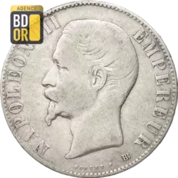 2 Frs Napoléon III Tête Nue