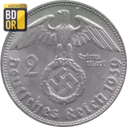 2 Reichsmark (Paul von Hindenburg), 1936-1939