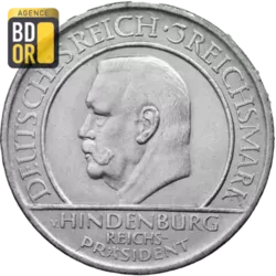 3 Reichsmark (Constitution de Weimar), 1929