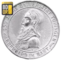 3 Reichsmark (Université de Tubingen), 1927