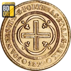 4000 Reis Or 1818 à 1822