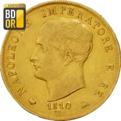 40 Lire Napoléon 2eme Type