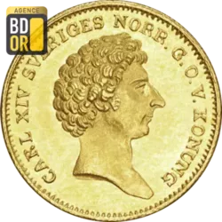 4 Dukater Or Carl XIV Johan
