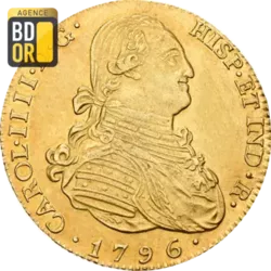 4 Escudos Or 1788-1824