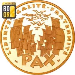 500 Francs Or 8 Mai 1945