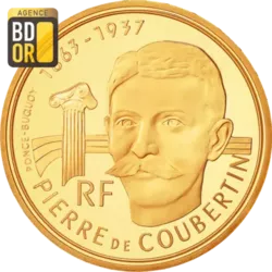 500 Francs Or J.O d'hiver 1992