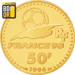 50 Francs Or Coupe du Monde 98