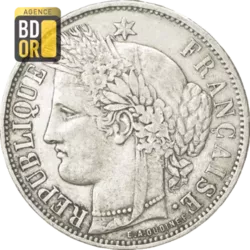 5 Francs Cérès Sans Légende