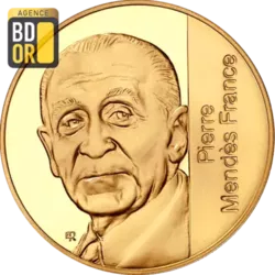 5 Francs Or Pierre Mendès