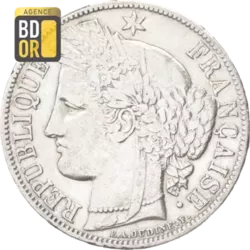 5 Frs Cérès Avec Légende