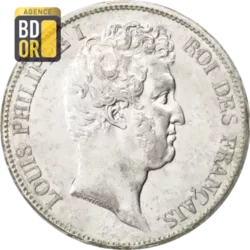 5 Frs Louis-Philippe Ier, Tête Nue