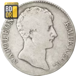 5 Frs Napoléon Empereur An 12