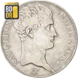 5 Frs Napoléon Empereur Tête Nue