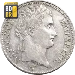 5 Frs Napoléon Lauré Revers Empire