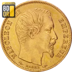 5 Frs Or Napoléon III, pt module