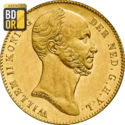 5 Gulden Or Willem II