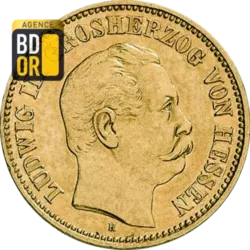 5 Mark Or Ludwig III Hessen
