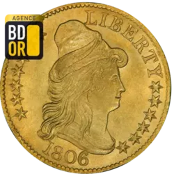 5 $ Or Buste Liberty 1795 à 1807