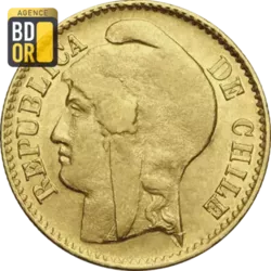 5 Pesos Or 1895 à 1911