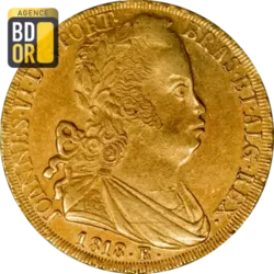 6400 Reis Or 1818 à 1822