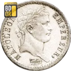 Demi Franc Napoléon Lauré Empire