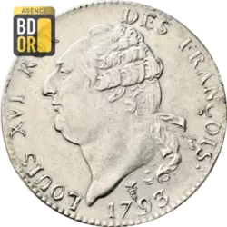 Ecu 6 Livres Louis XVI Roi François