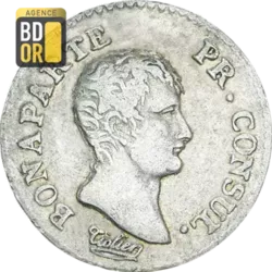 Quart de Franc Bonaparte Consul