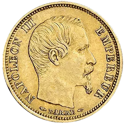 Pièce d’or 10 Francs Napoléon Tête Nue Pièce d’or 10 Francs Napoléon Tête Nue