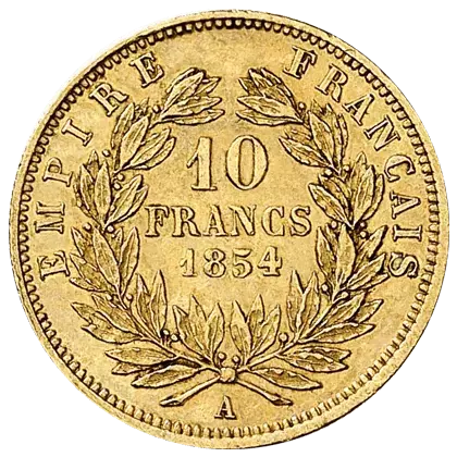 Pièce d’or 10 Francs Napoléon Tête Nue
