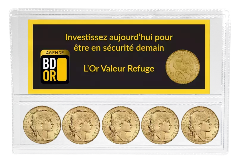 Pièce d’or 20 Francs Coq Marianne